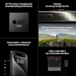 Apple iPhone 15 Pro Max 1TB: Potência, design premium e câmera incrível